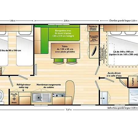 Familial - Parc Aquatique - Grande Aire De Jeux A La Montagne 营地